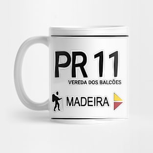 Madeira Island PR11 VEREDA DOS BALCÕES logo Mug